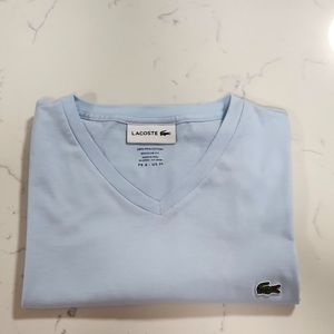 Lacoste V-neck tee-shirt.